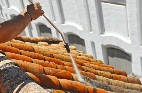 Nettoyage de toitures - Chalain-le-Comtal